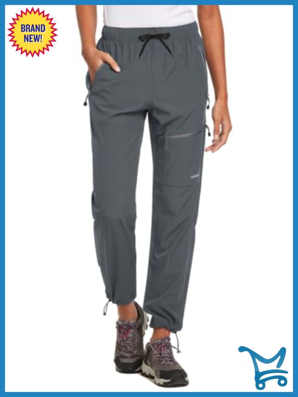 Women's Hiking Pants Quick Dry Lightweight Water Resistant Cargo Stretch